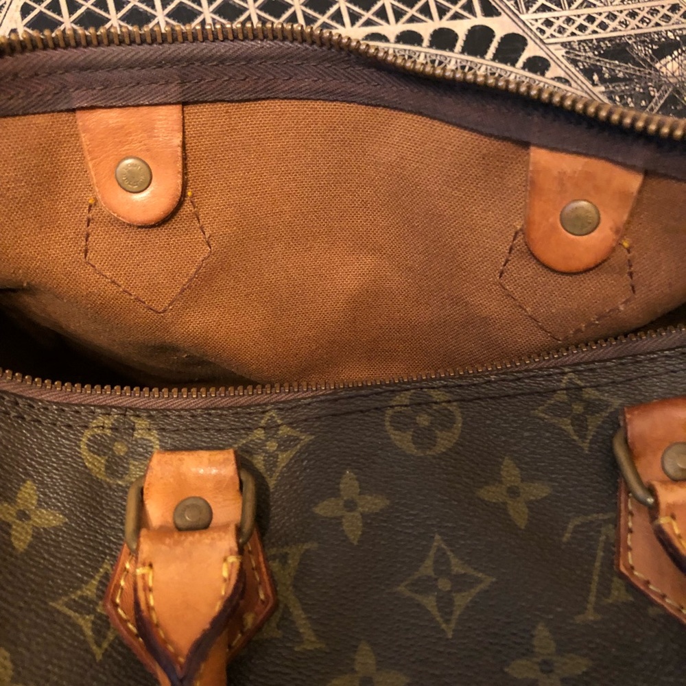 SOLD LOUIS VUITTON MONOGRAM CANVAS SPEEDY 30 - Picture 3 of 8
